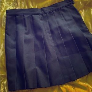 Black AA cheerleader skirt